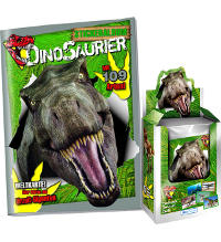 Blue Ocean Dinosaurier Cromos 2022 - Álbum + Caixa de 36 saquetas