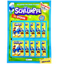 Blue Ocean Smurfs Cromos 2022 - Multipack de 50 cromos