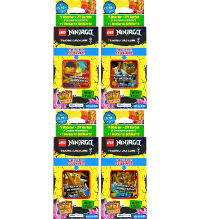 Lego Ninjago Serie 8 NEXT LEVEL Trading Cards - 4 x Eco-Blister