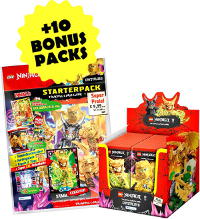 Lego Ninjago Serie 8 Trading Cards - Starterpack + caixa de 50 saquetas + 10 Bonus Packs