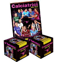 Panini Calciatrici 2024-2025 Cromos - Álbum + 2 Caixas (=72 saquetas)