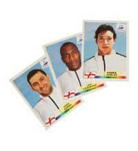 Panini France 98 - Os 3 ingleses raros