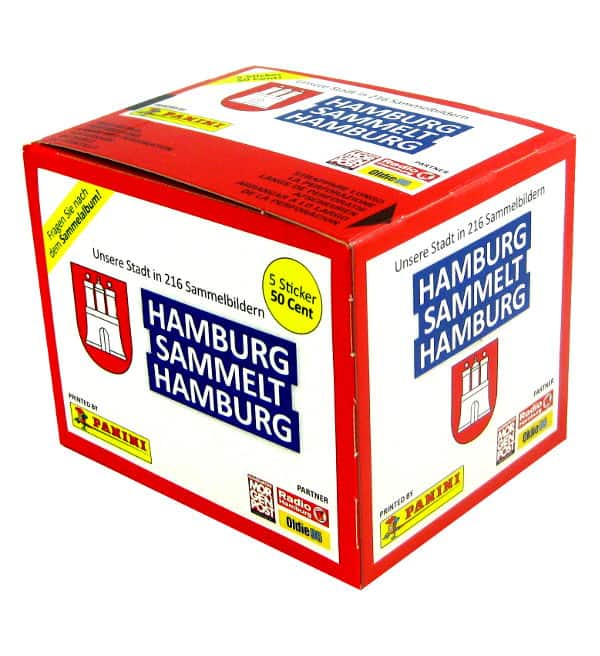 Panini Hamburg sammelt Hamburg caixa