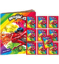 Panini Miraculous Super Heroez Team Cromos + Cards - Album + 10 Saquetas