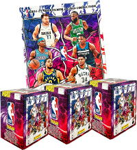 Panini NBA 2024-25 Cromos & Cards - Álbum + 3 Caixas (=150 saquetas)