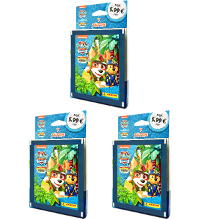 Panini Paw Patrol - Jungle Pups Cromos - 3 x Eco-Blister (=21 saquetas)