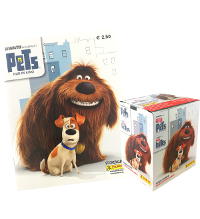 Panini Pets Cromos - Álbum alemão + Caixa de 36 saquetas