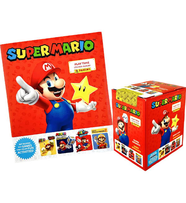 PANINI SUPER MARIO PLAY TIME 2023 FULL COMPLETE ALBUM 176 STICKERS -  PORTUGAL ED