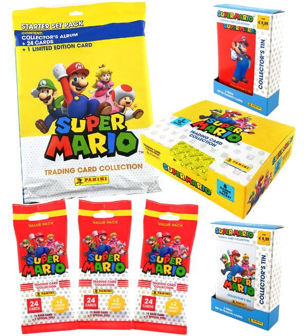 Panini Super Mario Trading Cards 2022 MegaBundle, Stickerpoint