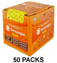 Panini Turkish Airlines EuroLeague 2025-26 Cromos - 1 Caixa (=50 saquetas)