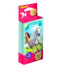Panini Wonderful Horses Trading Cards - Eco-Blister de 4 saquetas + 2 LE Cards