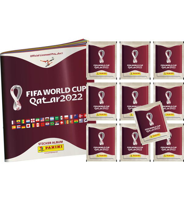 Panini World Cup 2022 Qatar Cromos - Álbum + 10 Saquetas, Stickerpoint