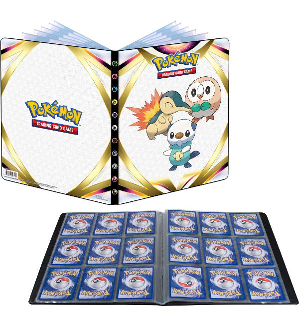 Pokemon Ultra Pro 4-Pocket Portfolio Escarlate e Roxo 03 para 80