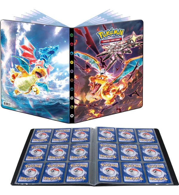 Pokemon Ultra Pro 9-Pocket Portfolio Escarlate e Roxo 02 para 252 cards