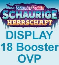 Pokemon Schwert & Schild - Schaurige Herrschaft - Caixa de 18 Saquetas