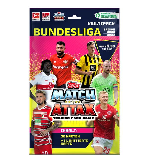 Topps Bundesliga Cromos 2022/2023 - Mega-Bundle