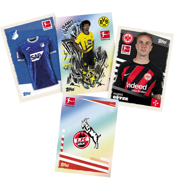 Topps Bundesliga Cromos 2022/2023 - Starterpack + Caixa de 50 saquetas