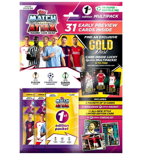 Topps Bundesliga Match Attax 2023/24 - Multipack de 30 Cards, Stickerpoint