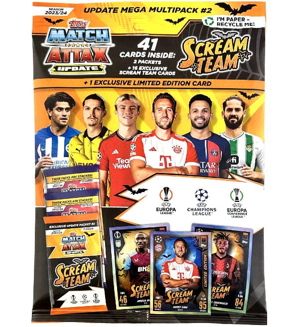 Topps Champions League Match Attax 2023/24 - Starterpack + Caixa,  Stickerpoint