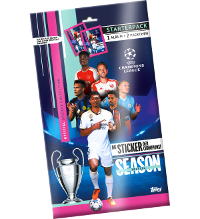 Topps Champions League Cromos 2023/2024 - Starterpack - Álbum + 16 Cromos