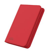 Ultimate Guard Zipfolio 160 - 8-Pocket Xenoskin - Vermelho