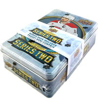 Upper Deck NHL 2025-26 Hockey - Series Two - Tin Box com 1 Bonus Pack